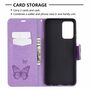 Samsung Galaxy A72 5G Handyhlle Schutztasche Case Cover Schmetterling Violett