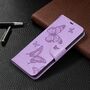 Samsung Galaxy A72 5G Handyhlle Schutztasche Case Cover Schmetterling Violett