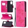 Samsung Galaxy A72 5G Handyhlle Schutztasche Case Cover Schmetterling Pink
