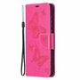 Samsung Galaxy A72 5G Handyhlle Schutztasche Case Cover Schmetterling Pink