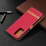 Samsung Galaxy A72 5G Handy H�lle Schutz-Tasche Case Cover Kartenfach Etuis Rot