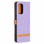 Samsung Galaxy A72 5G Handy H�lle Schutz-Tasche Case Cover Kartenfach Etuis Violett