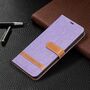 Samsung Galaxy A72 5G Handy H�lle Schutz-Tasche Case Cover Kartenfach Etuis Violett