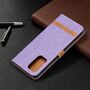 Samsung Galaxy A72 5G Handy H�lle Schutz-Tasche Case Cover Kartenfach Etuis Violett