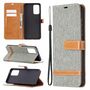 Samsung Galaxy A72 5G Handy H�lle Schutz-Tasche Case Cover Kartenfach Etuis Grau