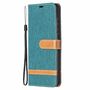 Samsung Galaxy A72 5G Handy H�lle Schutz-Tasche Case Cover Kartenfach Etuis Gr�n