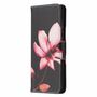 Samsung Galaxy A72 5G Tasche Handy H�lle Schutz-Cover Flip-Case mit Kartenfach Blume