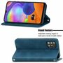 Samsung Galaxy A32 5G Handyh�lle Schutztasche Case Cover Klapptasche Blau