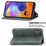 Samsung Galaxy A32 5G Handyh�lle Schutztasche Case Cover Klapptasche Grau
