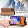 Samsung Galaxy A32 5G Handyh�lle Schutztasche Case Cover Klapptasche Braun