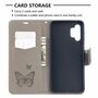 Samsung Galaxy A32 5G Handyh�lle Schutztasche Case Cover Schmetterling Grau