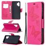 Samsung Galaxy A32 5G Handyh�lle Schutztasche Case Cover Schmetterling Pink