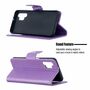 Samsung Galaxy A32 5G Handyh�lle Schutztasche Case Cover Schmetterling Violett