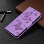 Samsung Galaxy A32 5G Handyh�lle Schutztasche Case Cover Schmetterling Violett