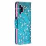Samsung Galaxy A32 5G Tasche Handy H�lle Schutz-Cover Flip-Case mit Kartenfach Bl�ten