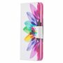 Samsung Galaxy A32 5G Tasche Handy H�lle Schutz-Cover Flip-Case mit Kartenfach Sonnenblume