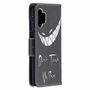 Samsung Galaxy A32 5G Tasche Handy H�lle Schutz-Cover Flip-Case mit Kartenfach Grinsen