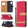 Samsung Galaxy A32 5G Handy H�lle Schutz-Tasche Case Cover Kartenfach Etuis Rot