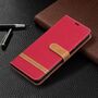 Samsung Galaxy A32 5G Handy H�lle Schutz-Tasche Case Cover Kartenfach Etuis Rot