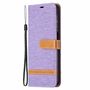 Samsung Galaxy A32 5G Handy H�lle Schutz-Tasche Case Cover Kartenfach Etuis Violett