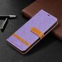 Samsung Galaxy A32 5G Handy H�lle Schutz-Tasche Case Cover Kartenfach Etuis Violett