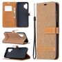 Samsung Galaxy A32 5G Handy H�lle Schutz-Tasche Case Cover Kartenfach Etuis Braun