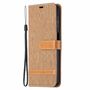 Samsung Galaxy A32 5G Handy H�lle Schutz-Tasche Case Cover Kartenfach Etuis Braun