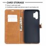 Samsung Galaxy A32 5G Handy H�lle Schutz-Tasche Case Cover Kartenfach Etuis Braun