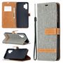 Samsung Galaxy A32 5G Handy H�lle Schutz-Tasche Case Cover Kartenfach Etuis Grau