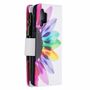 Samsung Galaxy A32 5G Tasche Handy H�lle Schutz-Cover Flip-Case mit Kartenfach Sonnenblume
