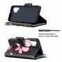 Samsung Galaxy A32 5G Tasche Handy H�lle Schutz-Cover Flip-Case mit Kartenfach Blume