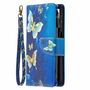 Samsung Galaxy A32 5G Tasche Handy H�lle Schutz-Cover Flip-Case mit Kartenfach Schmetterling