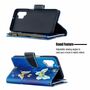 Samsung Galaxy A32 5G Tasche Handy H�lle Schutz-Cover Flip-Case mit Kartenfach Schmetterling