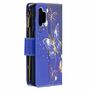 Samsung Galaxy A32 5G Tasche Handy H�lle Schutz-Cover Flip-Case mit Kartenfach Schmetterling