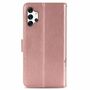 Samsung Galaxy A32 5G Handy H�lle Schutz-Tasche Cover Flip-Case Kartenfach Rosa