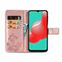 Samsung Galaxy A32 5G Handy H�lle Schutz-Tasche Cover Flip-Case Kartenfach Rosa