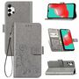 Samsung Galaxy A32 5G Handy H�lle Schutz-Tasche Cover Flip-Case Kartenfach Grau