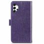 Samsung Galaxy A32 5G Handy H�lle Schutz-Tasche Cover Flip-Case Kartenfach Violett