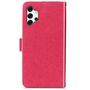 Samsung Galaxy A32 5G Handy H�lle Schutz-Tasche Cover Flip-Case Kartenfach Pink