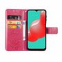 Samsung Galaxy A32 5G Handy H�lle Schutz-Tasche Cover Flip-Case Kartenfach Pink