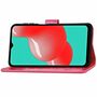 Samsung Galaxy A32 5G Handy H�lle Schutz-Tasche Cover Flip-Case Kartenfach Pink