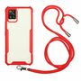Handykette f�r Samsung Galaxy A52 4G / 5G - Smartphone Necklace H�lle mit Band - Schnur mit Case zum umh�ngen in Rot