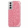 Samsung Galaxy S21 Handyh�lle Schutztasche Case Cover Mandala Rosa