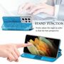 Samsung Galaxy S21 Ultra Handyh�lle Schutztasche Case Cover Mandala Blau