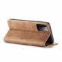 Handy H�lle Schutz Tasche f�r Samsung Galaxy A72 5G Cover Wallet Etui Braun