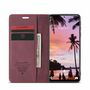 Handy H�lle Schutz Tasche f�r Samsung Galaxy A72 5G Cover Wallet Etui Rot