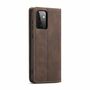 Handy H�lle Schutz Tasche f�r Samsung Galaxy A72 5G Cover Wallet Etui Braun