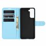 Samsung Galaxy S21 Plus Handyh�lle Schutztasche Case Cover Klapptasche Blau