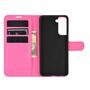 Samsung Galaxy S21 Plus Handyh�lle Schutztasche Case Cover Klapptasche Rosa