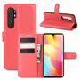 Xiaomi Mi Note 10 Lite Handyh�lle Schutztasche Case Cover Klapptasche Rot